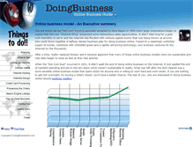 Tablet Screenshot of doingbusinesson.com